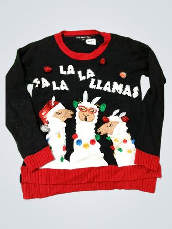 Vereinigte Staaten Pullover La La Llamas Weihnachts-Pullover