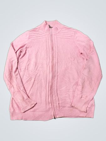 n'vo by LANCÔT Pink Zip-Up Cardigan