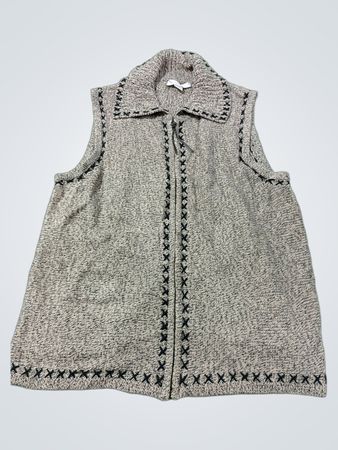 Christopher & Banks Damen Ärmellose Strickweste