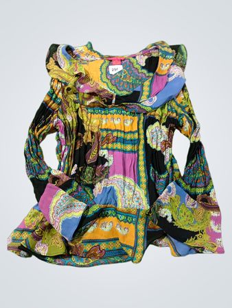 Sunny Leigh Paisley Print Bluse