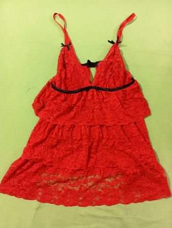 Dreamgirl Rote Spitzen Babydoll