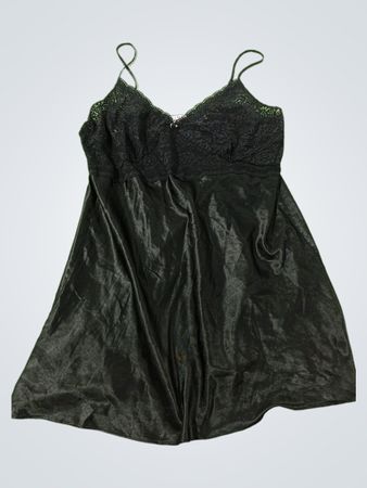 Nine & Company Schwarzes Spitzenbesatz-Unterkleid