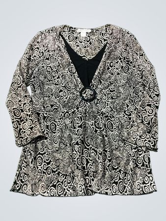 Dressbarn bedruckte Bluse