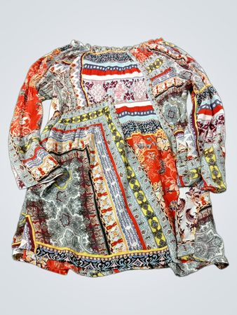 Spense Damen Bohemian Druck Langarmoberteil