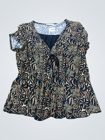 Carol Rose Floral Print Top