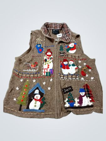 Studio Joy Damen Weihnachtsweste