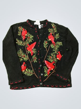 White Stag Damen Kardinal Bestickter Cardigan