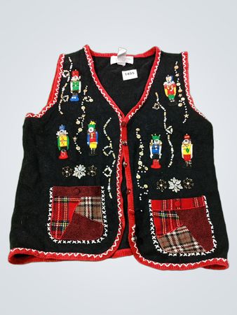 Vereinigte Staaten Pullover Schwarze Nussknacker-Weste