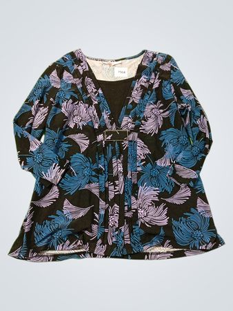 JM Collection Petite Blusen mit Blumenmuster
