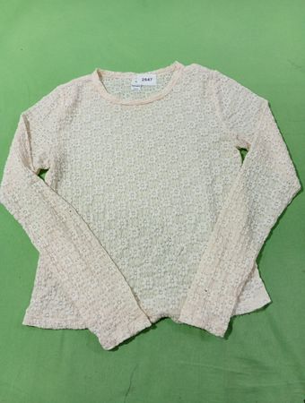 Old Navy Langarm Texturiertes Oberteil