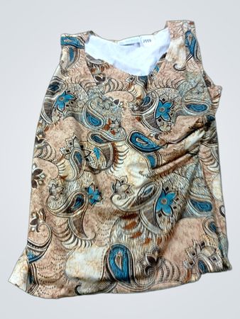 Motherwear Damen Ärmelloses Top mit Paisleymuster