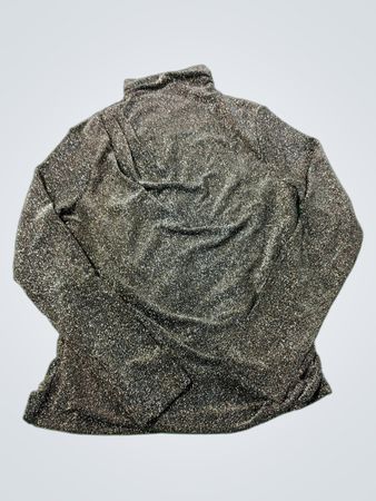 Glitzernder Rollkragenpullover