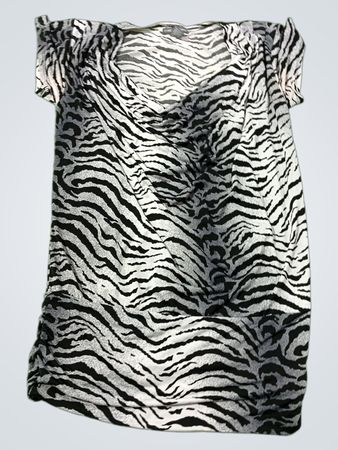ISABELLA RODRIGUEZ Zebra Print T-Shirt