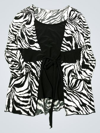Nur 9 Zebra Print Langarmshirt