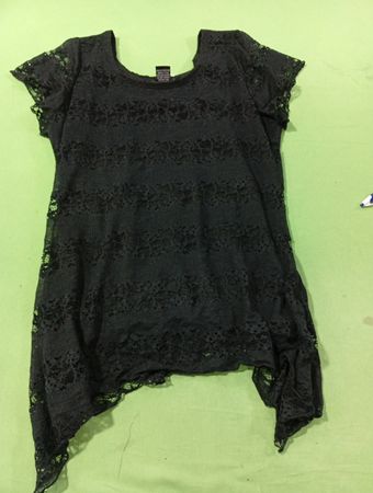 Shannon Ford New York Schwarzes Spitzenoberteil
