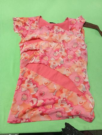 Apt. 9 Blumen Transparente Overlay Bluse