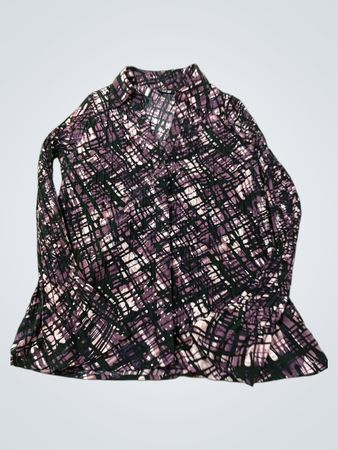 APT.9 Damen bedruckte Bluse mit Kragen