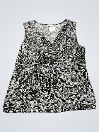 Laura Ashley Ärmelloses V-Ausschnitt-Top