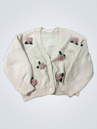 LUNA IVY Floral Cardigan