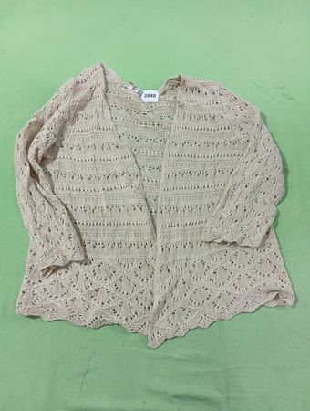two-one-two new york beiger Strickcardigan
