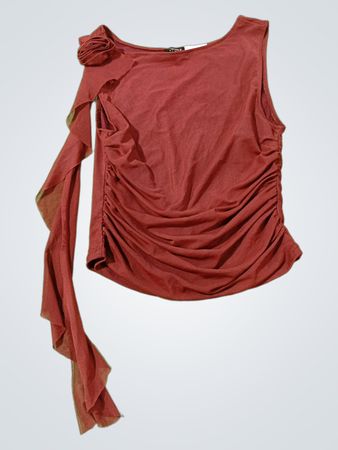 Forever 21 Raffung Ärmellos Oberteil