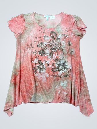 Dressbarn Women's Floral Print Tunic Top