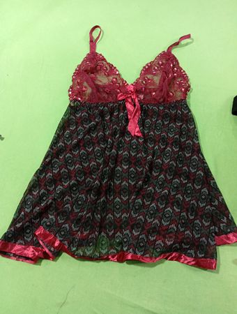 Damen Babydoll Unterwäsche mit geometrischem Muster