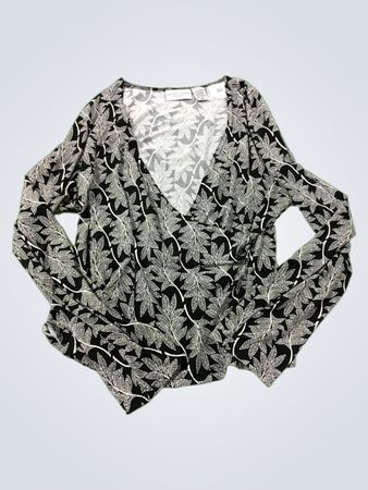 Jaclyn Smith Classic Langarm-Wickeloberteil