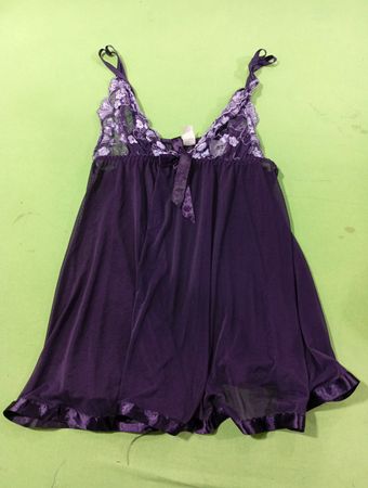 Lila Babydoll Unterwäsche