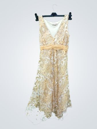 Jonathan Martin Petite ärmelloses Kleid mit Paisleymuster