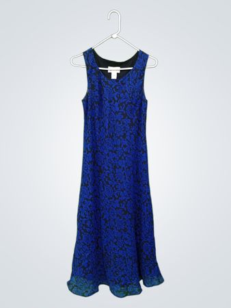 Studio I Blau Blumen Kleid
