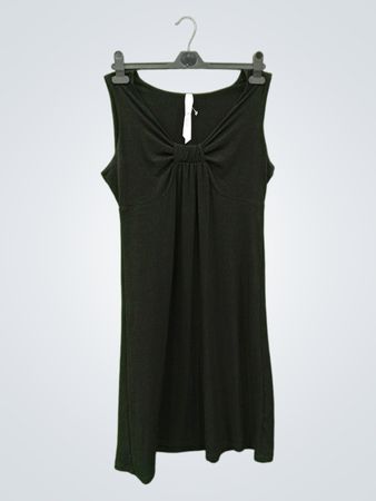 IZOD Silver Crest Schwarzes ärmelloses Kleid