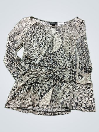 Collection dressbarn Damen bedruckte Bluse