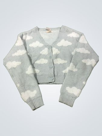 L.A. Hearts Wolkenmuster Kurzer Cardigan