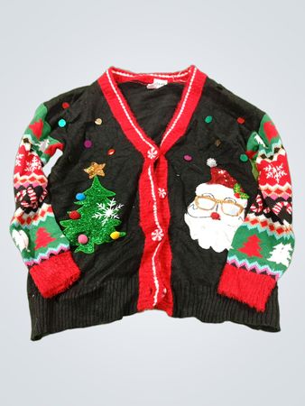 Urlaubszeit Hässlicher Weihnachts-Pullover Cardigan