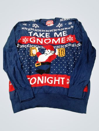 Hybrid Holiday Sweater Take Me Gnome Tonight