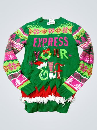 No Boundaries Weihnachts-Pullover