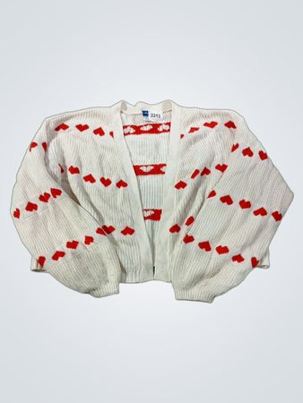 Old Navy White Heart Strickcardigan