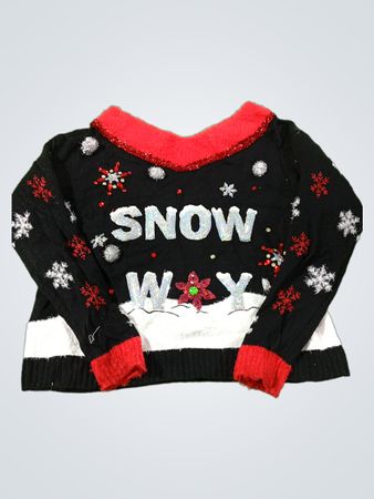 Holiday Time 'Snow Way' Weihnachts-Pullover