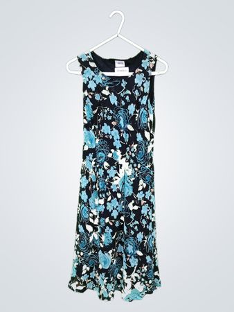 STUDIO I Floral Print Ärmelloses Kleid