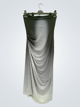 Trägerloses Ombre-Maxikleid