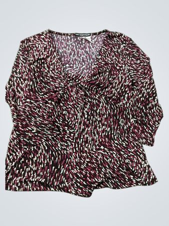 CEE SPORTSWEAR Damen Print V-Ausschnitt Top