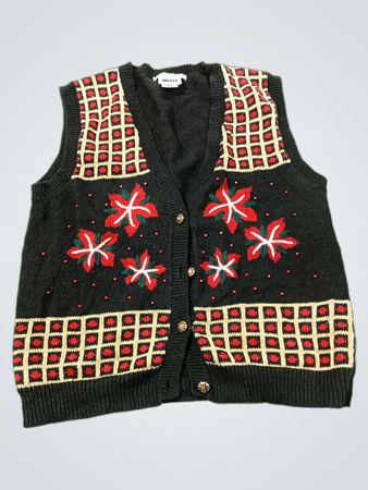Der Weihnachts-Sampler 1994 Leslie Fay Sportswear Weste