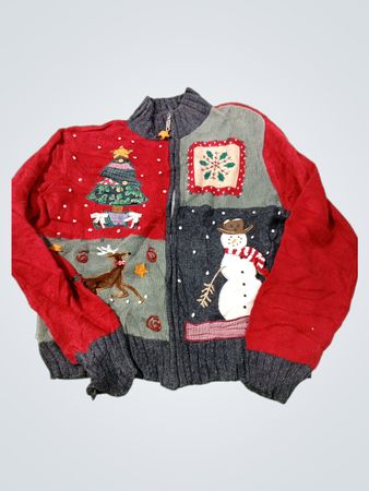 Karen Scott Sport Petite Weihnachts-Pullover