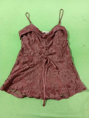 Express One Eleven Spitzen-Corsage-Top