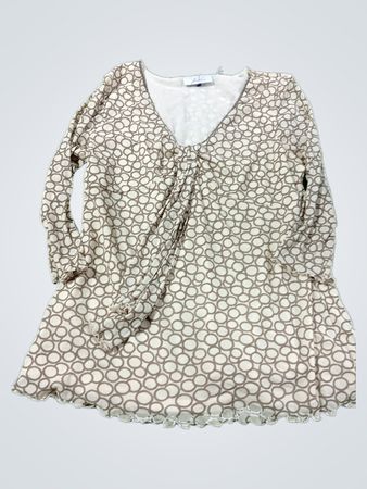 jh collectibles Damen Langarmoberteil mit Kreisdruck