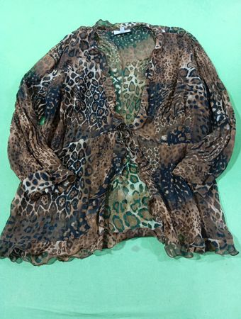 Fashion Bug Leopardprint-Bluse