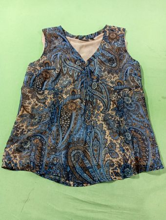 a.n.a Ärmellose Bluse mit Paisleymuster