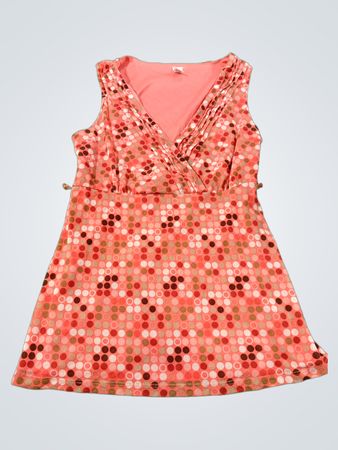 Merona Damen ärmelloses Polka Dot V-Ausschnitt Top