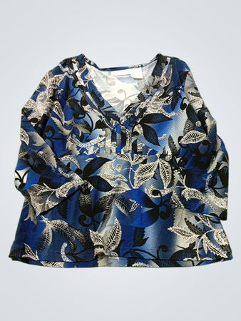 WORTHINGTON Petite Large Stretch Bluse